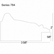 This 3-5/8 " elegant black frame features a beautifully embossed floral pattern that adds a touch of classic sophistication to any artwork or photograph. Its deep, matte finish and intricate detailing create a timeless, luxurious look perfect for both modern and traditional interiors.