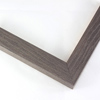 1-1/4  inch oak grain dark grey